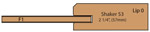Allstyle Cabinet Doors: cutaway of Summerset Cabinet Door